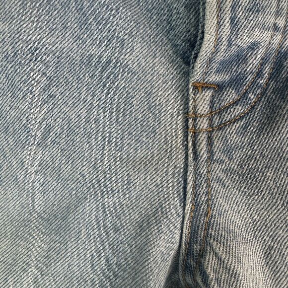 Alexander Wang Women’s Sz 24 Blue and Black Cult Duo Straight Leg Crop Jeans - Picture 7 of 16